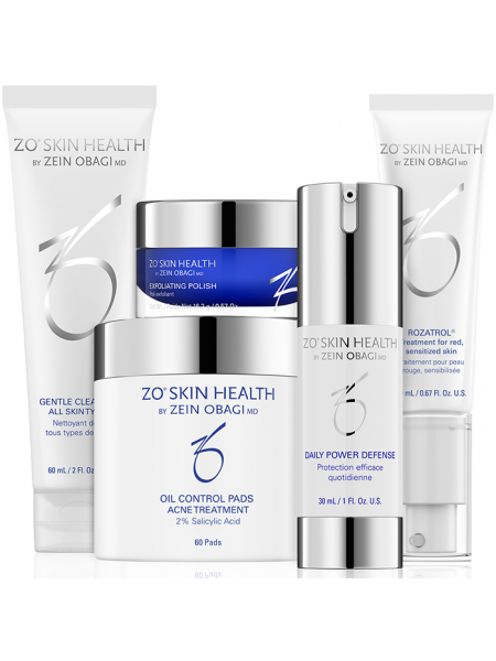 ZO Skin Normalizing System – Redness & Rosacea-Prone Skin Kit