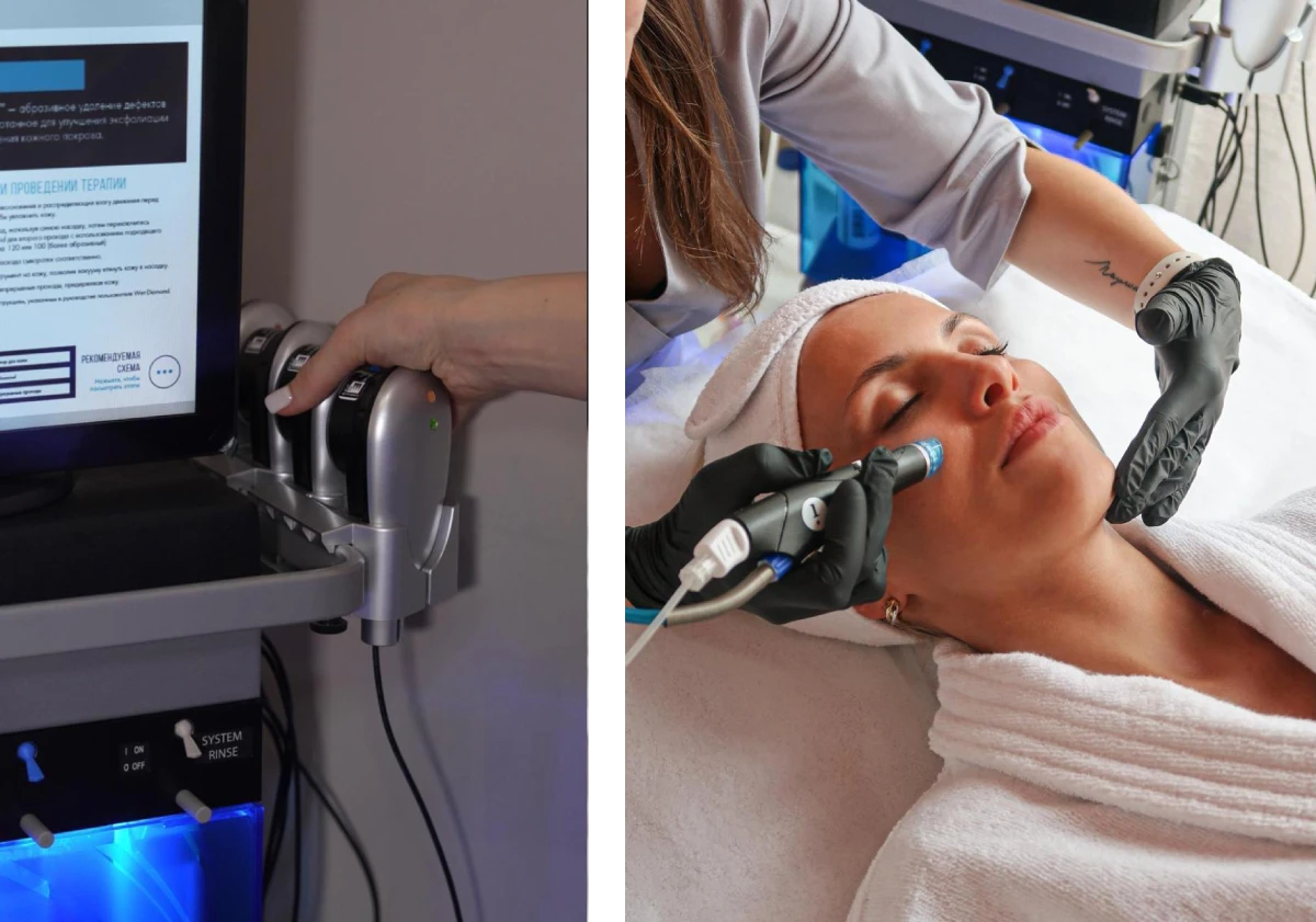 Hydra Fresh Facial treatment procedure at Beverly Hills Beauty Vienna